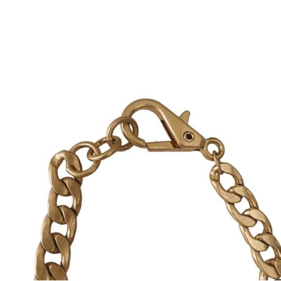 Gold Tone Natural Stone Beaded Bracelet - Picture 3 of 3